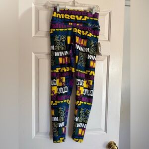 NWT Zumba Fitness “Spicy” High Waisted Ankle Leggings-size Small